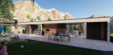 szauna ház - terasz