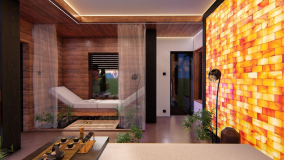 wellness pihenő szoba + Himalájai sófal