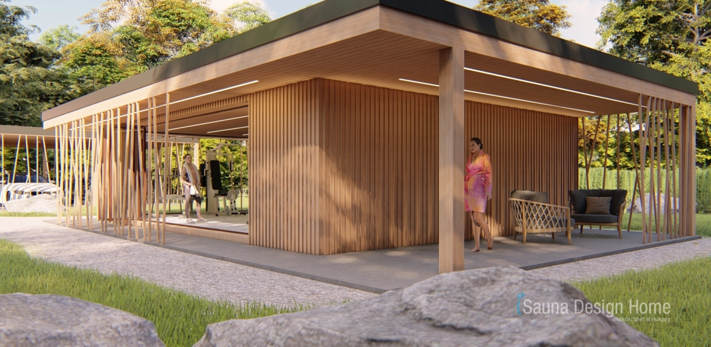 Kerti szaunaház építés