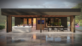 kültéri szaunaház terasz 