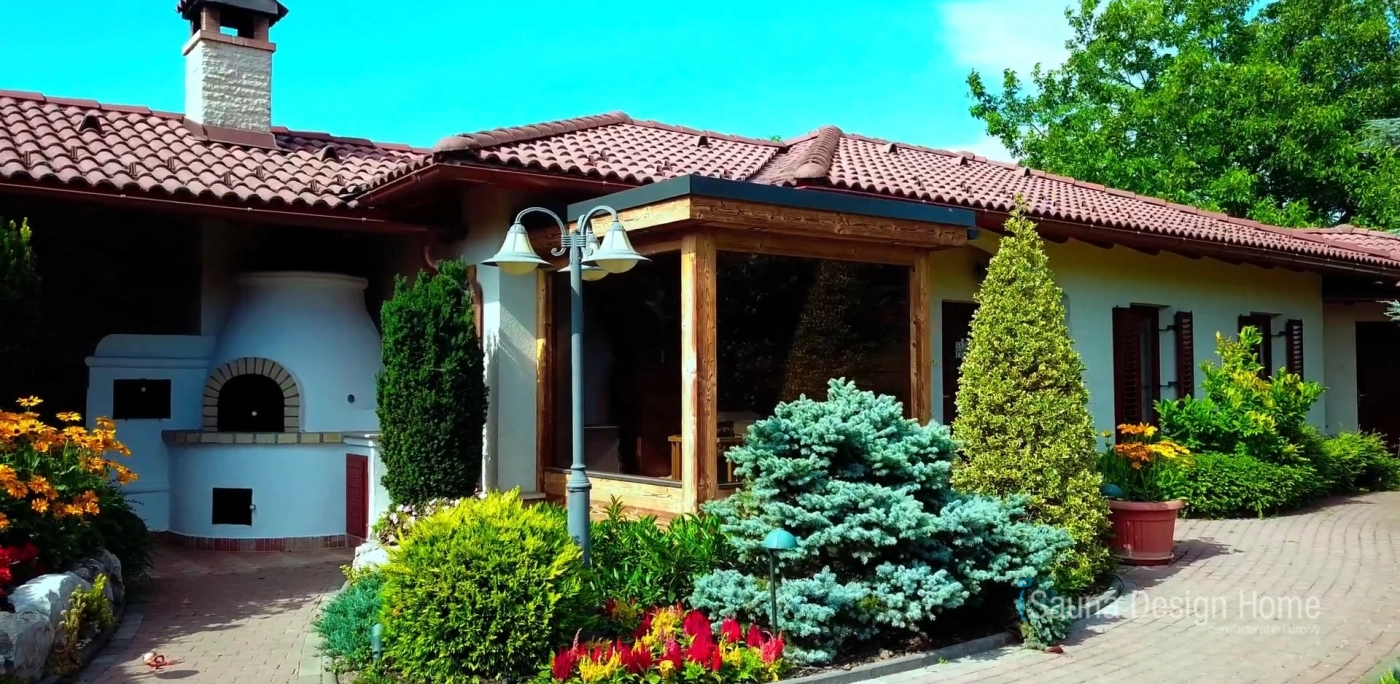 szauna és kert összhang