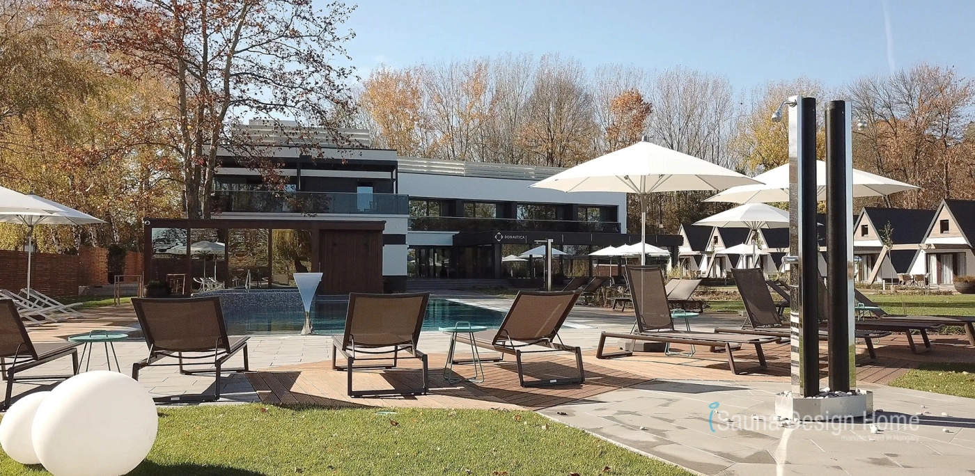 wellness részleg teljes látképe