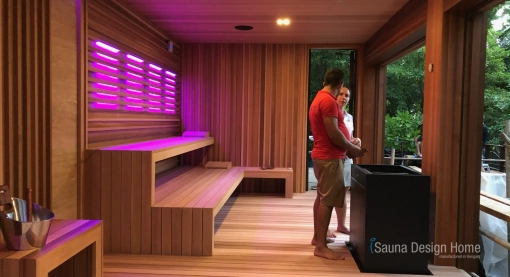 Szaunaház, mint exkluzív hot jóga helyszín