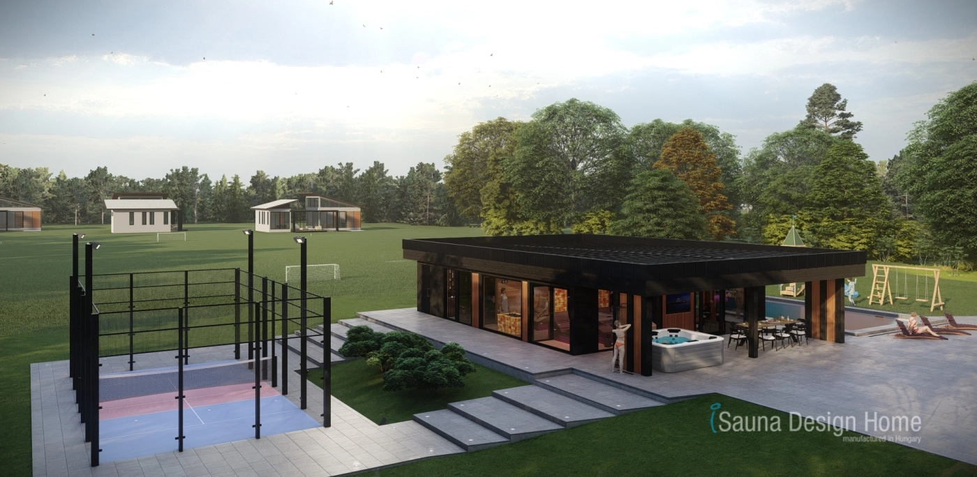 szaunaház teljes kép