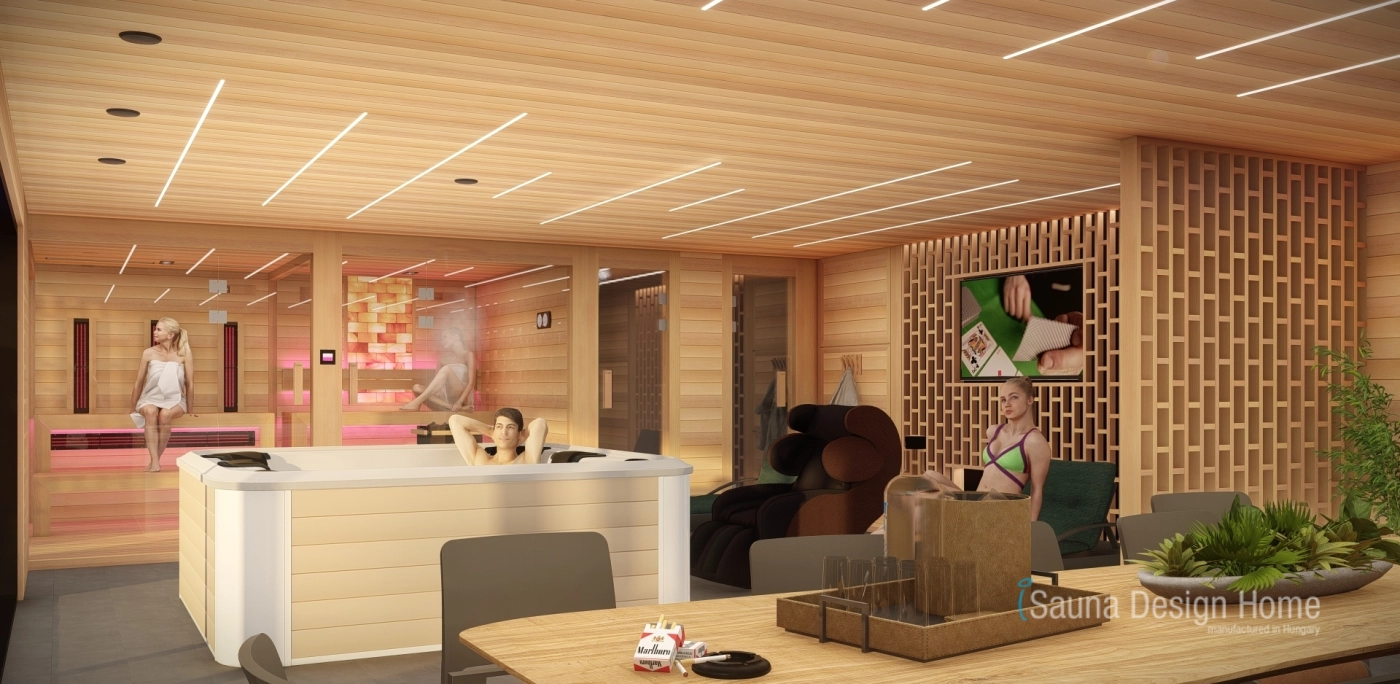 Egyedi, privát szauna építés