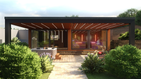 Kültéri szaunaház építése