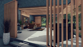 Beltéri fa térelválasztók